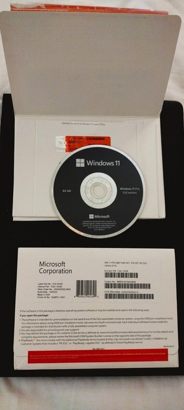 Microsoft Windows 11 Professional 64-bit OEI DVD - English gallery