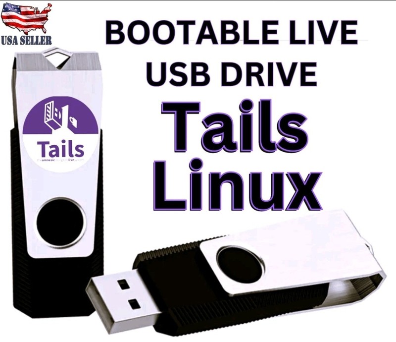 TAILS OS Portable Anonymous OS - Bootable USB for Windows, Mac, Linux, & More