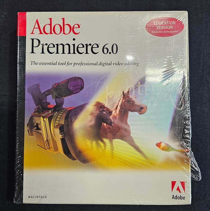 Adobe Premiere 6.0 Education Version for Mac OS – Sealed