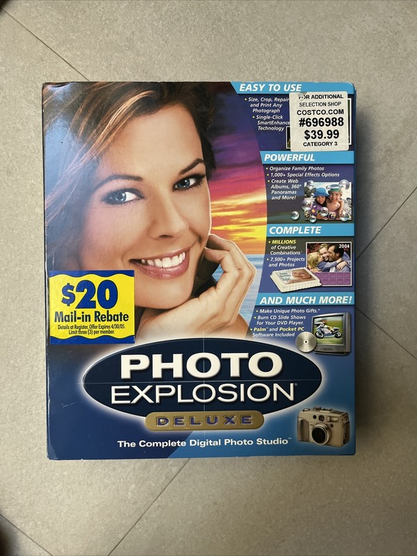 Novatel Photo Explosion Deluxe 4 Disc Set W/ Instructions $39
