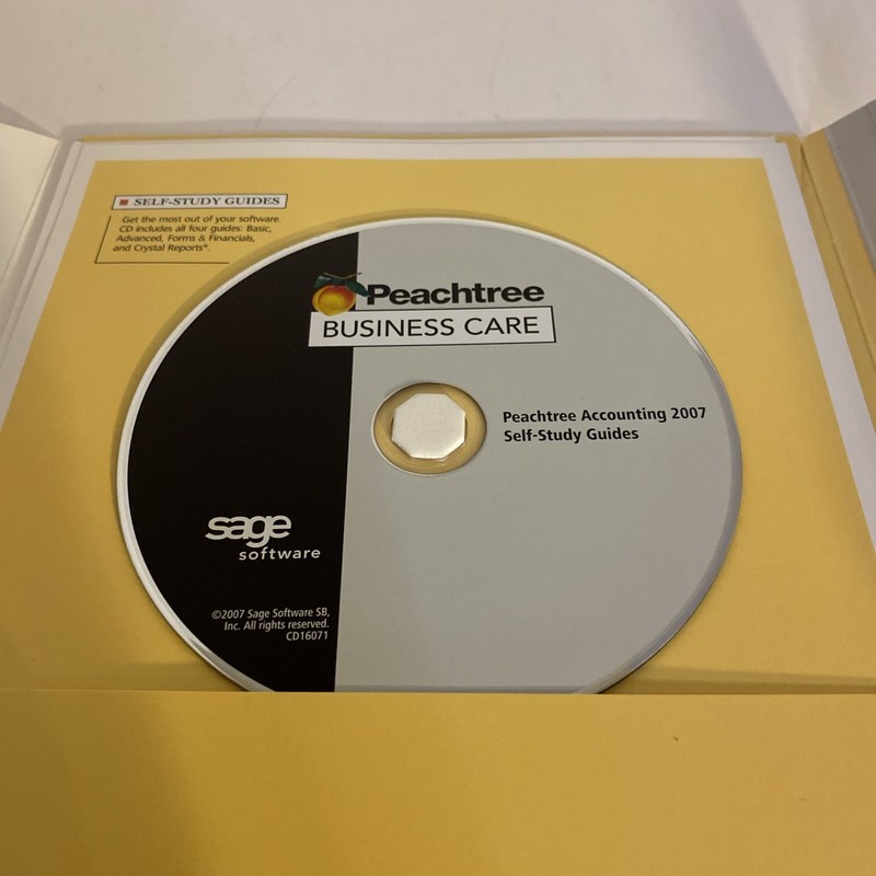 Safe Software Peachtree Business Care Accounting 2007 Self Study Guides gallery