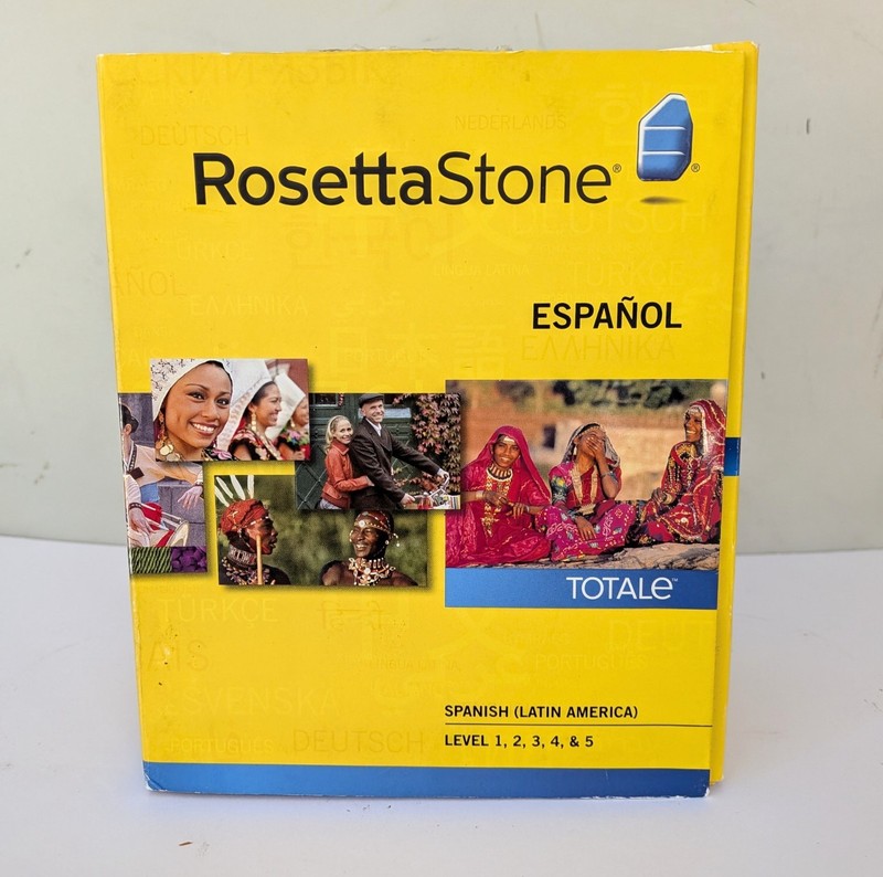 Rosetta Stone Spanish (Latin America) Level 1-5 Set – Version 4
