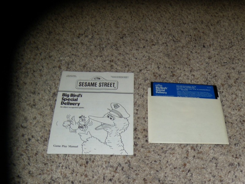 Sesame Street Big Bird’s Special Delivery Commodore 64/128 & Atari 400/800/1200