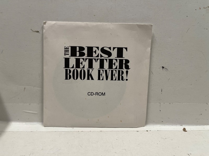 Best Letter Book Ever PC CD ROM In Sleeve New Unopened
