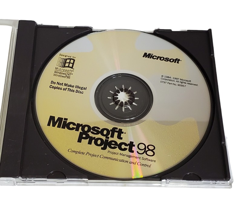 Microsoft Project 98 Software With CD Product Key Included gallery