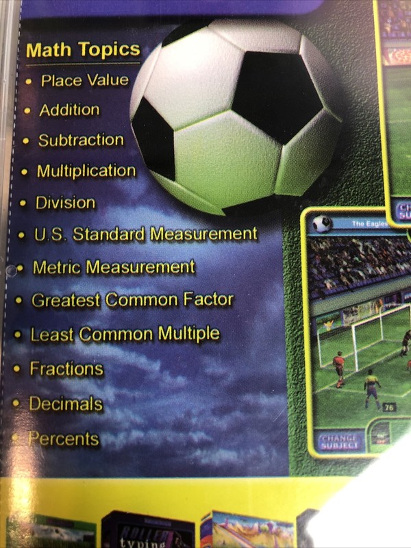 New Sealed Soccer Math Age 7-14 School Cd-rom gallery