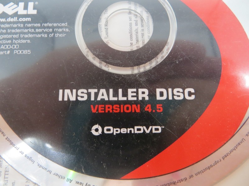 Sonic MyDVD Plus Installer Disc Version 4.5 Dell Part #P0085 2003 computer disc gallery