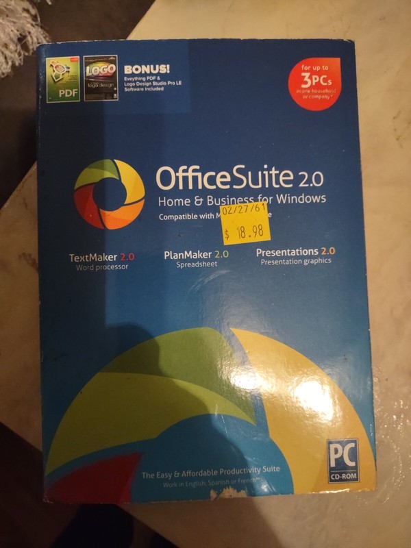Office Suite 2.0 Home & Business for Windows PC CD-ROM 3 Programs gallery