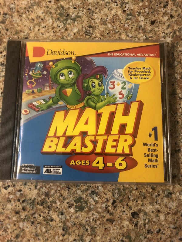 Math Blaster (ages 4-6), WIN/MAC CD rom The Educational Advantage