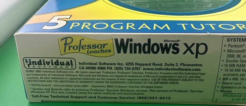 Microsoft Windows XP Professor Teaches 5 CD Program Tutorial Set 2000/ME/98/NT gallery