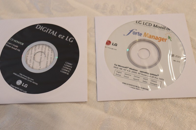 LG DIGITAL ez & Forte Manager LG LCD Monitor drivers & User Manual software CDs gallery