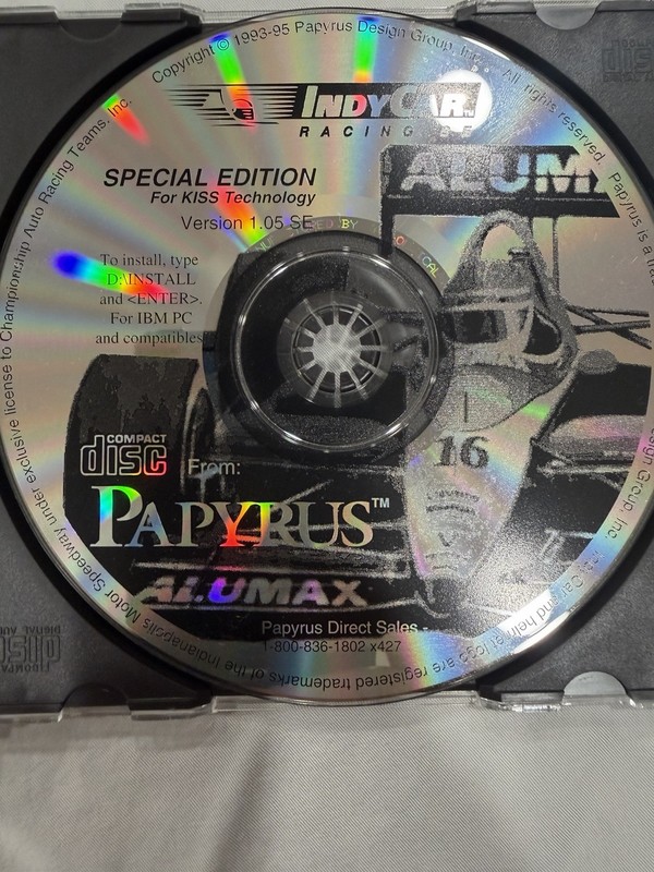 Indy Car Racing PC Game 1993