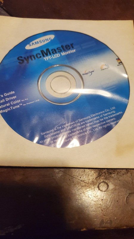 Samsung Sync Master User Guide/Install Driver For TFT-LCD Monitor 2007