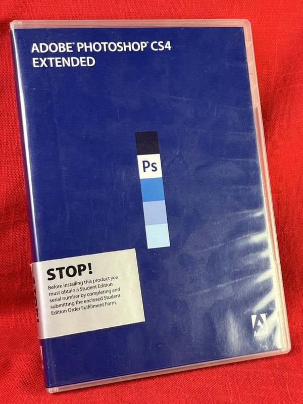Adobe Photoshop CS4 Upgrade for Windows w/key and Learning Creative Suite-4 DVD