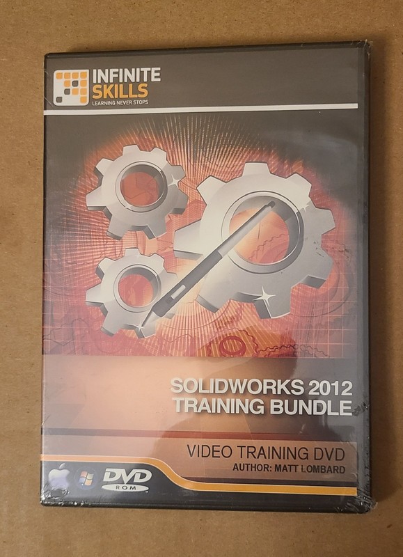 InfiniteSkills Solidworks 2012 Training Bundle – Video Training DVD – SEALED!