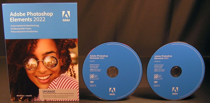 Adobe Photoshop Elements 2022 Upgrade Box + DVD 2 Win/Mac Manual Original Box NEW gallery