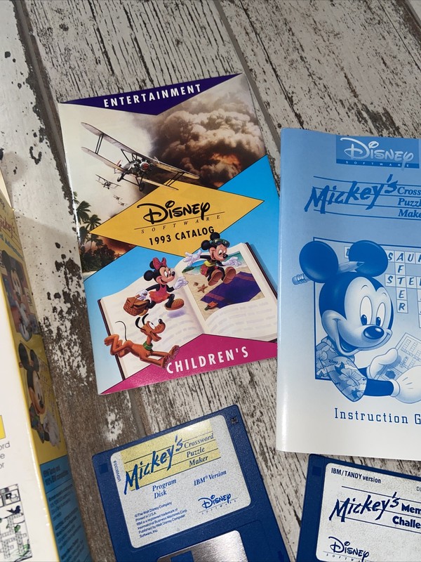 Mickey’s Word Adventures (PC) Memory Challenge & Crossword Puzzle Maker gallery