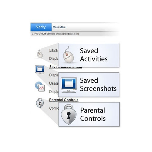 Verity Parental Monitoring Software Monitor and Track Online usage restrict PC