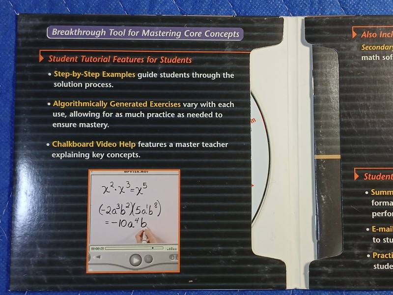 Pre-Algebra Student Tutorial (PC, CD-ROM, 2001, Prentice Hall) Mac/Win 95 98 NT gallery