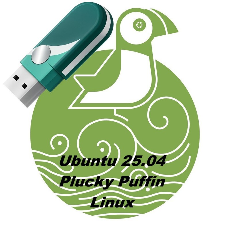 Ubuntu 25.04 Plucky Puffin Linux 64Bit Live Install Boot Software 10-09-2025