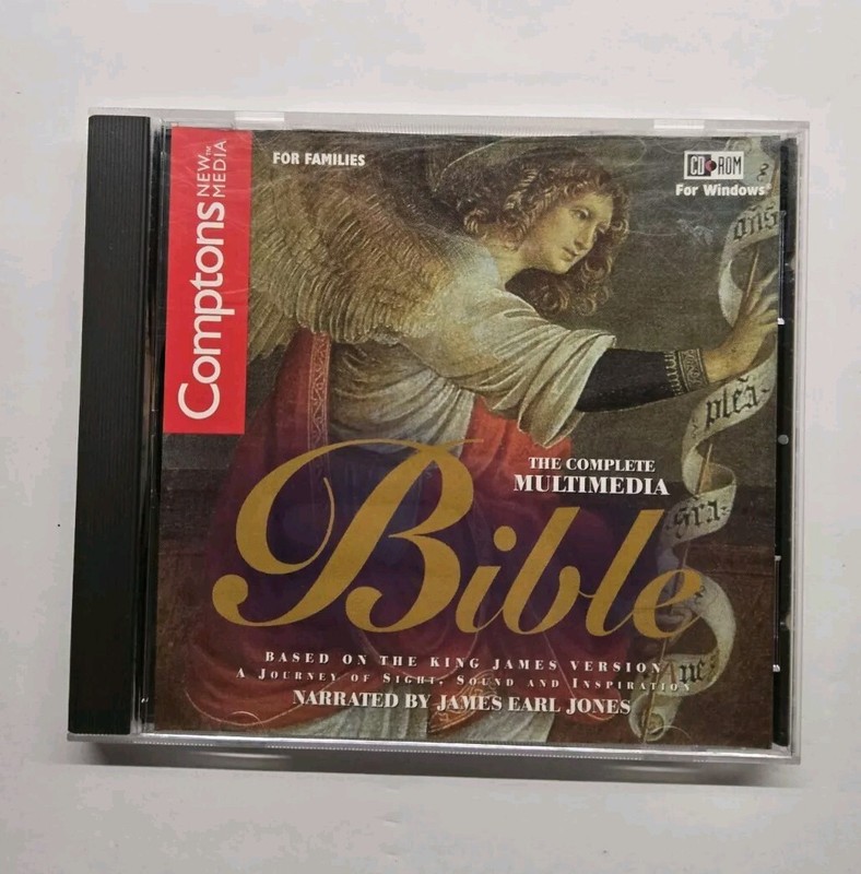 Comptons The Complete Multimedia Bible (PC, CD-ROM, 1995) James Earl Jones