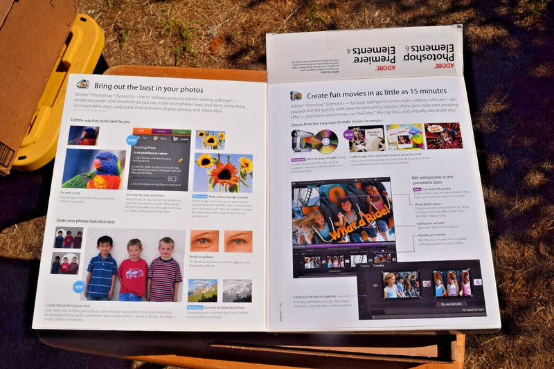 Adobe Photoshop Elements 6 and Premiere Elements 4 - 2 Discs Excellent gallery