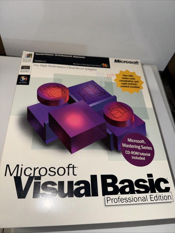 Microsoft Visual Basic Professional Version 5