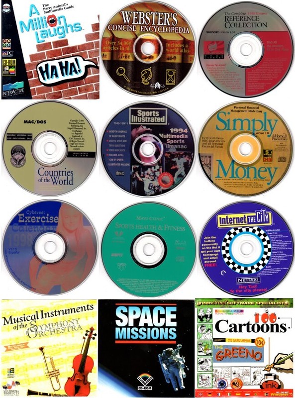 CLEARANCE – 12 MISC CD-ROMs LOT #2 – NEW in Sleeves