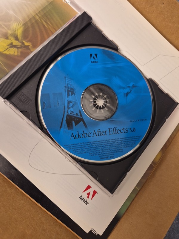 Adobe After Effects 5.0 & 5.5 Software Apple Macintosh w/ User Manuals & Plugin! gallery