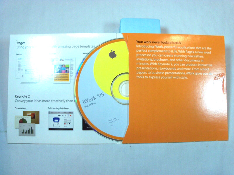Apple iWork '05 Trial Version CD-ROM Package 603-7268-C gallery