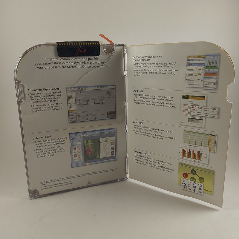 Vintage Microsoft Office Small Business 2007 UPGRADE (2 Discs) gallery