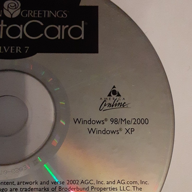 Broderbund American Greetings Create-a-Card Silver 7 Card Making PC CD-ROM gallery