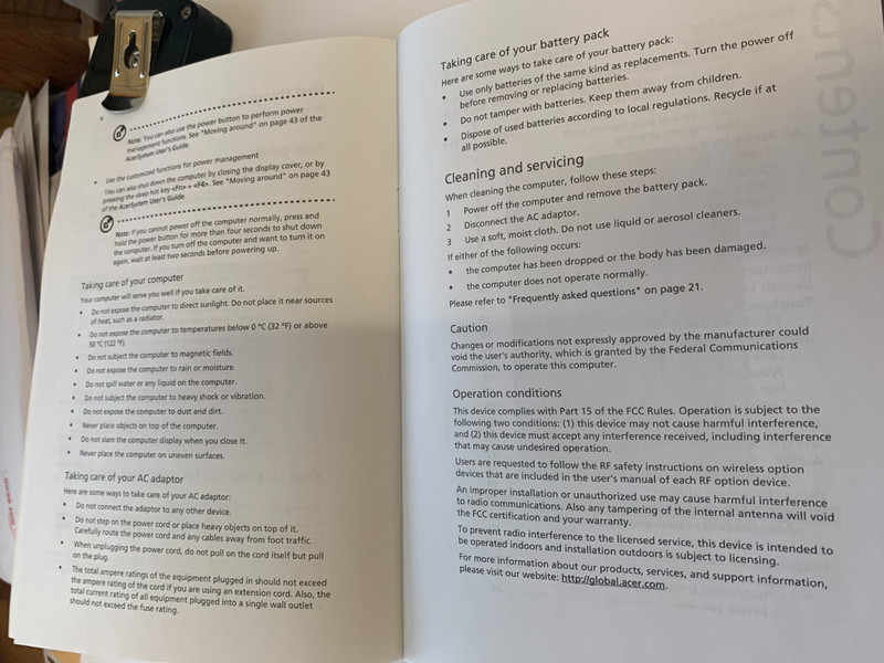 Acer Aspire 3000/5000 Series Laptops' User's Guide - 2005 gallery