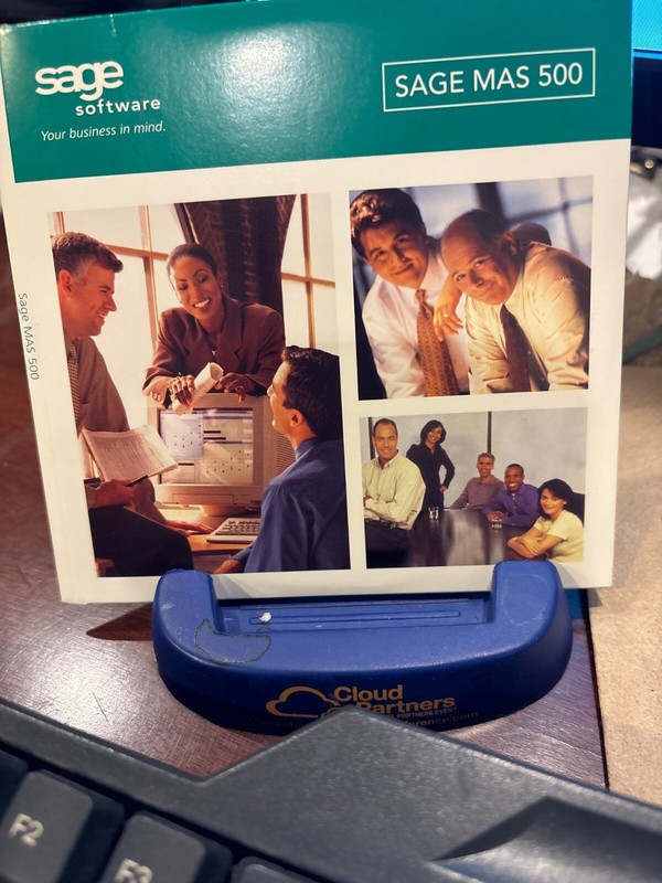 BRAND NEW VINTAGE SAGE MAS500 ERP Software DEMONSTRATION CD. VERSION 1.0 gallery