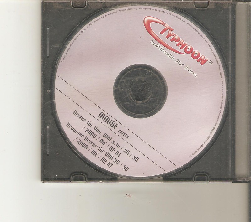 TYPHOON – MOUSE DRIVER – 2002 – CD