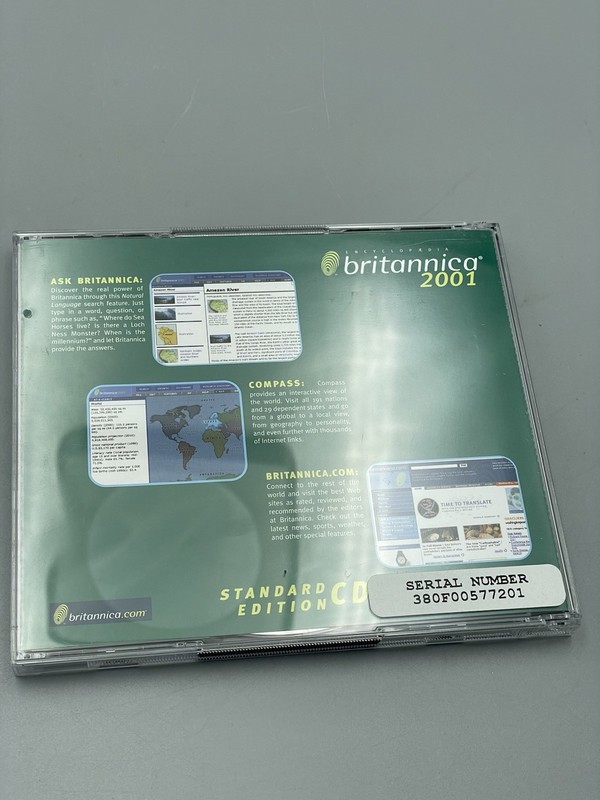 2001 Encyclopedia Britannica - Standard Edition - 2 CDs with Manual gallery