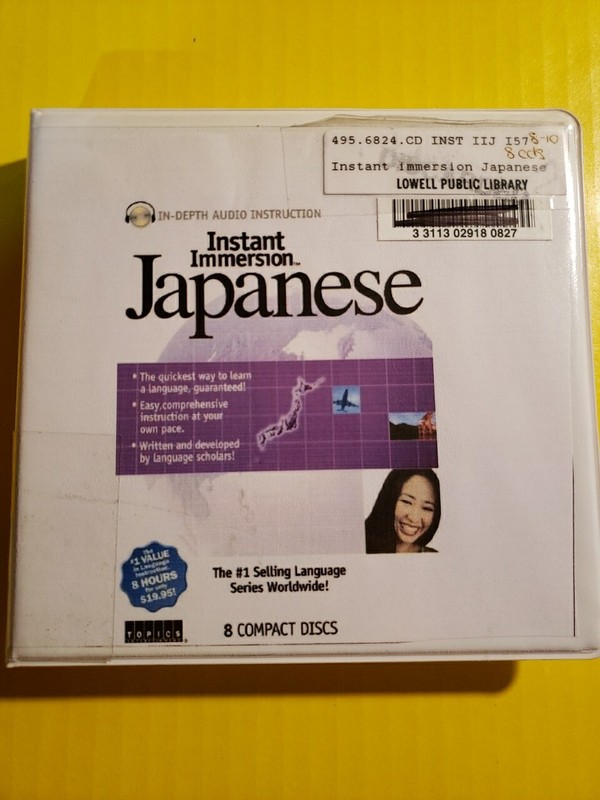 INSTANT IMMERSION JAPANESE 8 CD DISC SET – VERY GOOD Condition