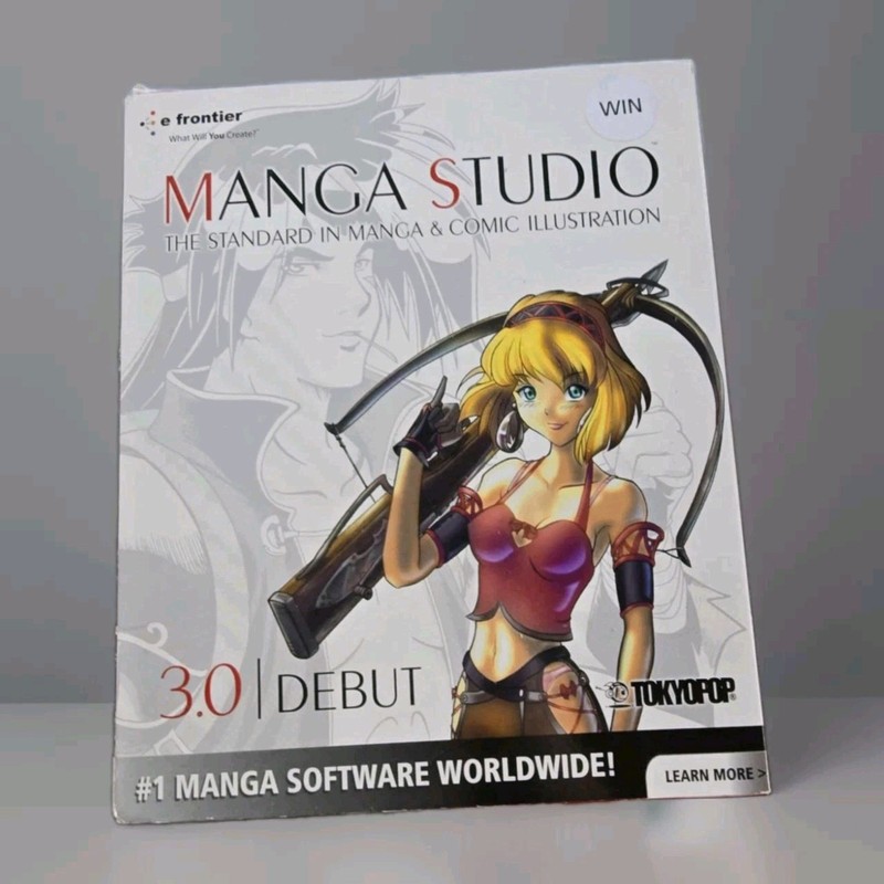 Windows Manga Studio 3.0 Debut e-frontier TokyoPop 2006 NOB
