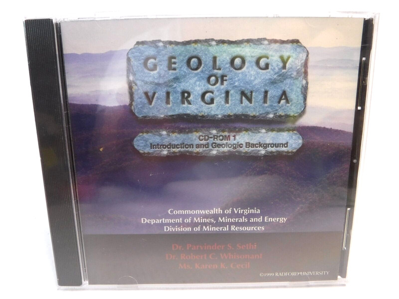Geology of Virginia CD-ROM Introduction & Geological Background / Dept. of Mines