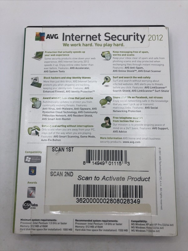 AVG INTERNET SECURITY 2012 gallery