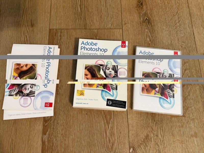 Adobe Photoshop Elements 10 for PC Mac Includes serial number Photo Editing