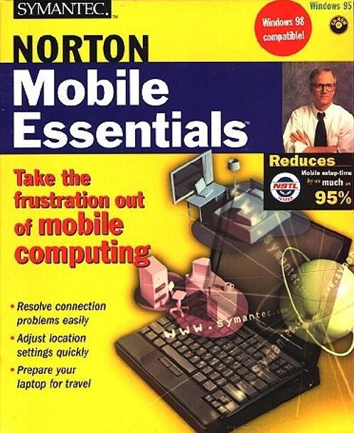 NORTON Mobile Essentials (PC-CD-ROM,1998) for Windows 95/98 - NEW CD in SLEEVE gallery