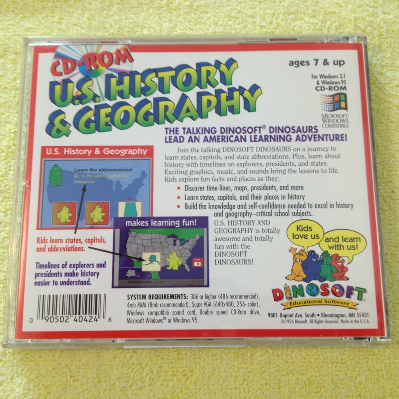 Vintage Sid Meiers Civilization II & Dinosoft US History & Geography Educational gallery