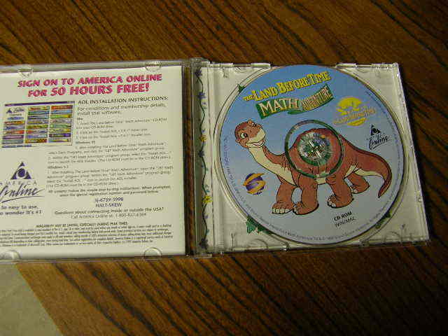 1088) The Land Before Time Math Adventure 1997 Ages 4-8 CD-ROM WIN/MAC gallery