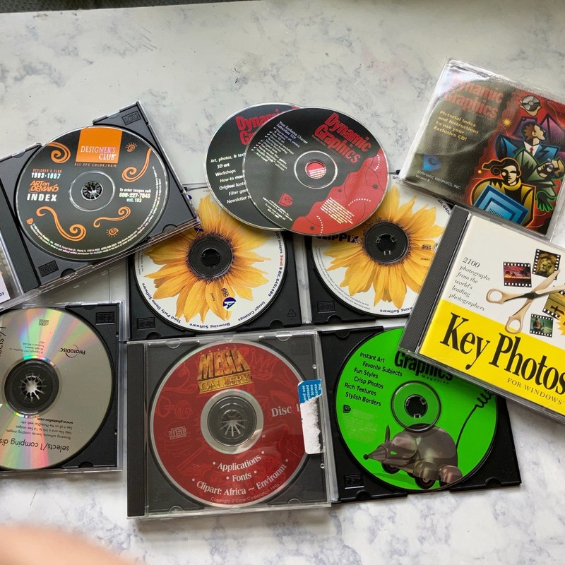 Lot of Clip Art & Photo Images CDs ~ Dynamic Graphics, Photodisc, ClipPix, Mega+ gallery