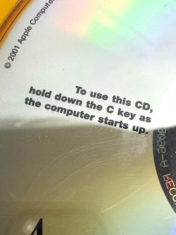 Vintage 2001 Apple iMac Hardware Test Diagnostic Disc CD SW version 1.1 gallery