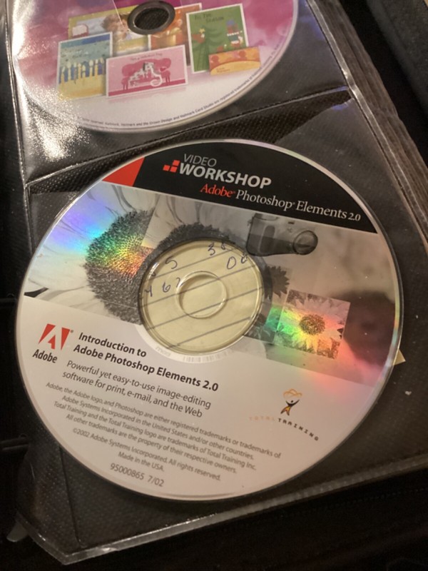 1 Disk ONLY Adobe Photoshop Elements 2.0 CD 95000865 gallery