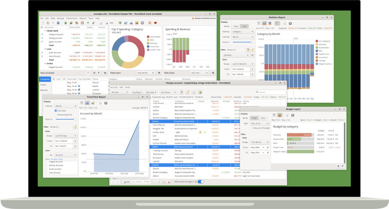 HomeBank Personal Finance software for Accounting, Budgeting, Expense Tracking gallery