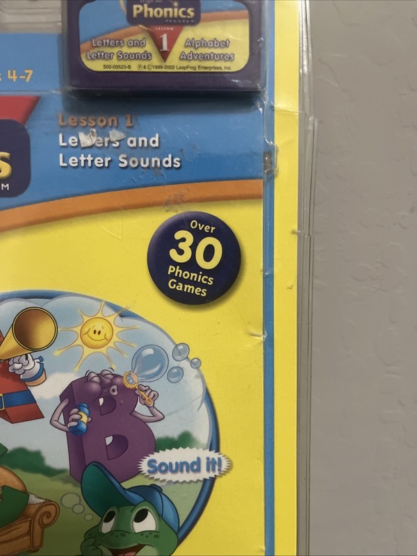 Leap Pad Phonics Book 1: Alphabet Adventures lesson #1 letters and lettersounds gallery