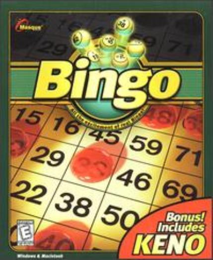 Masque Bingo & Keno PC MAC CD match sheet numbers lottery chance payout games